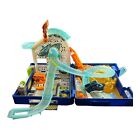 Hot Wheels Micro Shark Park Playcase 2003 Mattel All Parts/cars Included. Works!