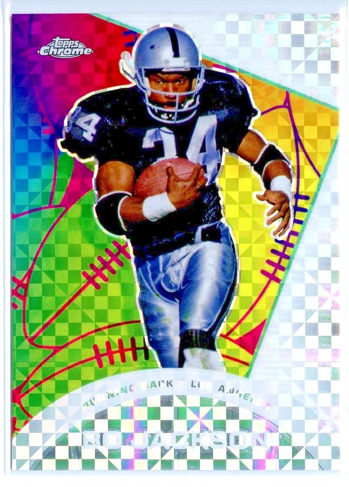 2023 Topps Composite Chrome All Etch Xfractor Bo Jackson *OAKLAND RAIDERS* - Image 1 of 1