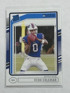 Keon Coleman 2024 Panini Donruss Rated Rookie #358 RC Buffalo Bills Football - Picture 1 of 8