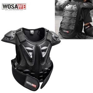 WOSAWE Niños Pecho Espalda Protector Cuerpo Blindado Chaleco Motocross Protectores - Imagen 1 de 14