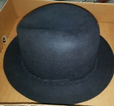 Rare Stratton Blue Felt Top Hat Size 7 3/8
