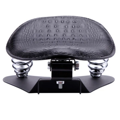 Kit de base de resorte de asiento de conductor de cocodrilo solo de motocicleta de 3" para Harley Softail Dyna Foto 1 de 4