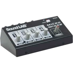 4-Channel Super Compact Portable Mono Micro Line Volume Mixer Individual Control - Picture 1 of 4