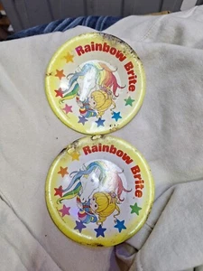 Vintage Rainbow Brite 4" Metallplatte Sammlerstück - Bild 1 von 5