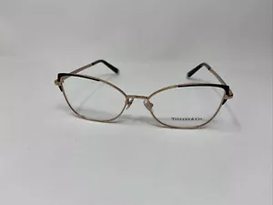 TIFFANY & CO TF 1136 6007 53/16/140 BLACK ROSE GOLD EYEGLASSES FRAME 2239 - Picture 1 of 8