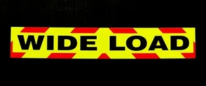 Wide Load Fluorescent Magnetic Warning Sign Large (1200mm) - Picture 1 of 1