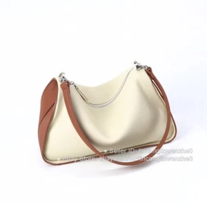 Elegante Bolso de Hombro Marrón con Asa Superior Cuero para Mujer Trabajo Viaje Grande - Imagen 1 de 23