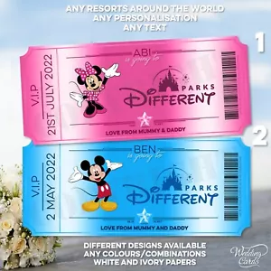 Ticket Disneyland Paris Disney World Florida Universal Orlando Disneyworld Land - Picture 1 of 60