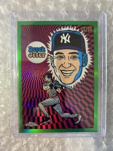 2023 Topps Chrome Ultra Violet All Stars Derek Jeter 13/99 - Picture 1 of 3
