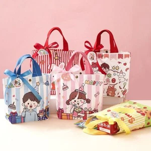 Large Capacity Cartoon Canvas Bags Handbag Canvas Handbags Birthday Gift Bag - Picture 1 of 18