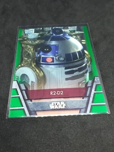 Star Wars Topps Holocron 2020 Green Parallel Insert Card Reb-20 R2-D2 - Picture 1 of 1