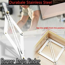 Stainless Steel Corner Angle Finder Ceiling Artifact Square Protractor Tool 2020