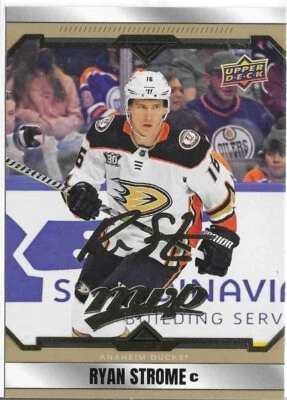 RYAN STROME 2024-25 UPPER DECK  MVP  GOLD SCRIPT - Image 1 of 2