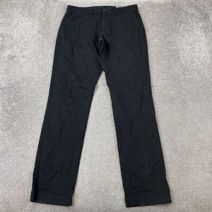 Gap Athletic Taper Pants Men's 32x34 Black Casual Chino Cotton Blend - Picture 1 of 11