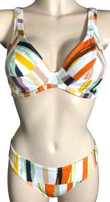 Freya Shell Island Swim Bikini mit Bügel SET Gr.65H UK30FF + Slip XS Mehrfarbig - Bild 1 von 4