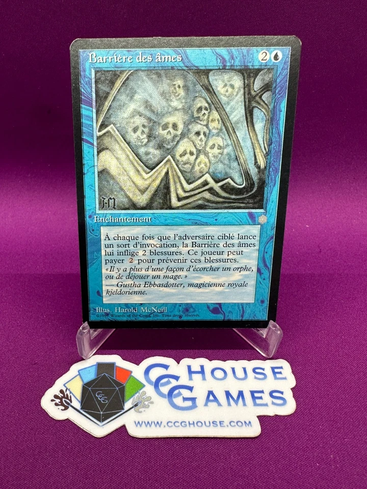 MTG Soul Barrier Artist Proof Unsigned French Ice Age Harold McNeill *CCGHouse* - Image 1 of 4