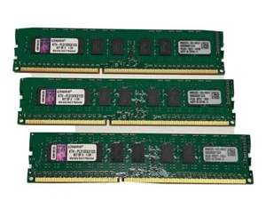 LOT of 3 KTH-PL313EK3/12G Kingston 12GB Kit (3 X 4GB) PC3-10600 DDR3-1333MHz - Picture 1 of 1
