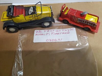 Camión de bomberos de juguete de motor de fricción de estaño de colección modelo T lote Japón ¡Buen estado! Foto 1 de 4