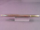 Sheaffer Wintage White Dot Bright Chrome with gold trim ball pen--used