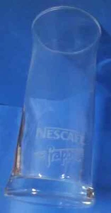 SELTEN VINTAGE NESTLE NESCAFE FRAPPE KAFFEE WERBUNG GLAS VERTEILT GRIECHENLAND - Bild 1 von 6