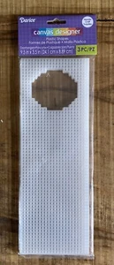 LOT OF 3 Plastic Canvas Door Hanger Blanks 7 Count 9.5" x 3.5" NEW - Picture 1 of 4