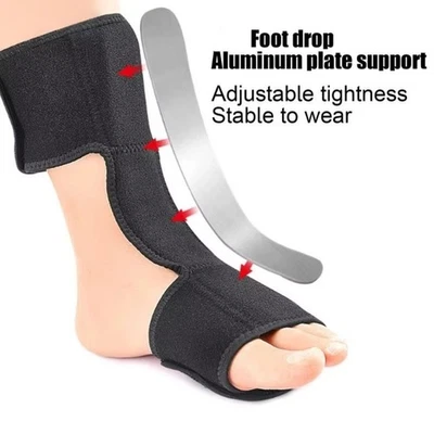 Elastic Dorsal Drop Foot Orthopedic Brace Adjustment Foot Drop Orthosis  Unisex - Image 1 of 4