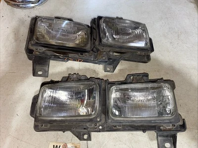 88 89 Chevrolet GMC OBS Camión Cuádruple Halógeno Viga Sellada 4 Faros Configuración Chevy Foto 1 de 4