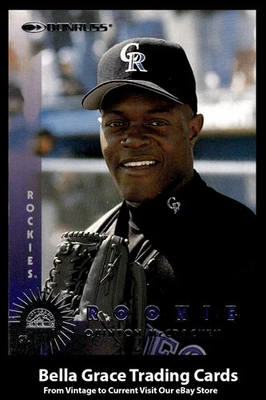 1997 年 Donruss Quinton McCracken #385 科罗拉多落基山脉美国职棒大联盟棒球  — 第 1/2 张图片