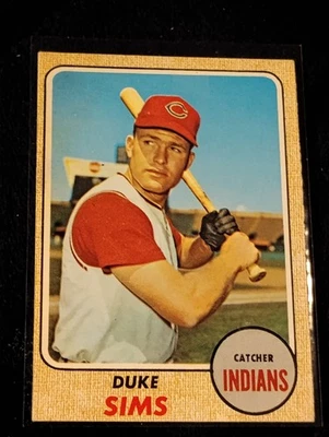 1968 Topps - High # Duke Sims #508 - Image 1 of 2