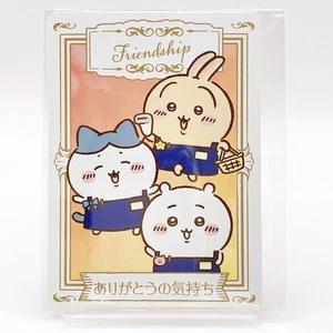 Chiikawa × Matsuniyo Usagi Hachiware Fortune Card Foil Stamped Not for Sale JP - Foto 1 di 12