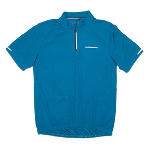 MUDDYFOX Cycling Mens Jersey Blue 1/4 Zip XL - Picture 1 of 6