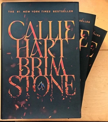 SIGNED Brimstone by Callie Hart. NEW, hardback, limited edition. SPRAYED EDGES. - Image 1 of 4