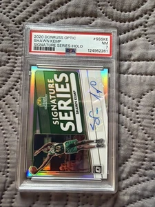 Holograma Panini Donruss Optic Shawn Kemp Signature Series 2020-21 #SS-SKE PSA 7 - Imagen 1 de 2