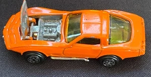 KIDCO ARANCIONE 71 CHEVY CORVETTE CAPPUCCIO APERTURA 1/64 PRESSOFUSO - Foto 1 di 3