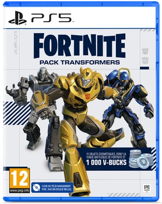 EPIC GAMES Fortnite Pack Transformers PS5 - 1000 V-Bucks Inklusive!
