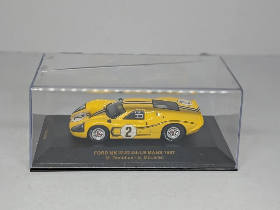 Modelos IXO escala 1:43 Ford MK IV #2 4th Le Mans 1967 M. Donahue / B. McLaren Foto 1 de 4