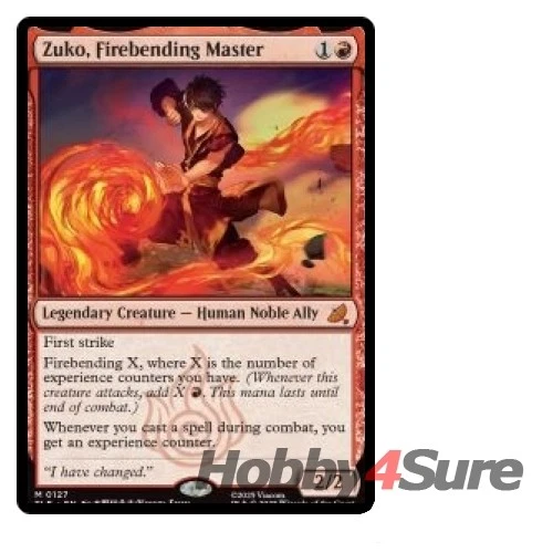 Zuko, Firebending Master M/NM Magic MTG Avatar: The Last Airbender Eternal - Image 1 of 1