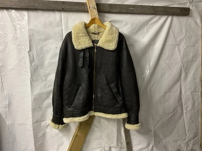 Vintage B-3 Air Force Bomber Jacket Real Leather Men’s Size XL - Image 1 of 4