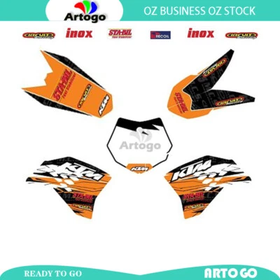 Sticker Decal Kit Graphics Kit For KTM 50SX 50 SX 2009 2010 2011 2012 2013 - Imagem 1 de 4