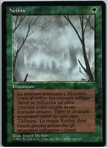 Fog | MtG Magic Revised Edition FBB (Foreign Black Border) | Italian ITA | NM - Picture 1 of 2