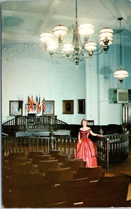Vicksburg, MS - Original Hall of Justice Old Courthouse Postcard Chrome Unposted - Picture 1 of 2