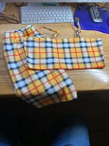 Shein USA 11-12 Y 2 Pc. Outfit Yellow Plaid - Picture 1 of 2