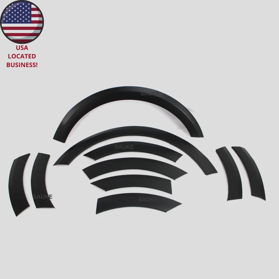 for 2009- 17 Q5 SQ5 body flare wheel arches cover extensions black 10pc kit set - Imagem 1 de 4