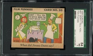 1935 Gum Inc. R48-1 Film Funnies #20 Didn't I Tell You SGC 7