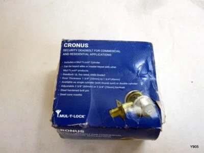 MUL-T-LOCK Cronus 51244953 cerrojo monocilíndrico US32D Foto 1 de 4
