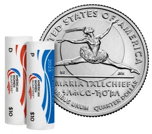 2023 P&D Maria Tallchief American Women Washington Quarters 2 CoinSet Ballerina - Bild 1 von 4