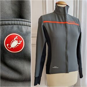 Castelli Rosso Corsa Windstopper Cycling Jacket Jersey Women's Size M
