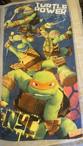 Viacom Teenage Mutant Ninja Turtles 2016 ~ Turtle Power ~ toalla de playa TMNT 26 X 51 - Imagen 1 de 2