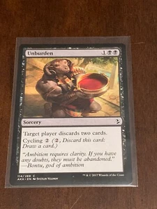 Magic the Gathering Amonkhet Unburden - Bild 1 von 2