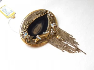 Vintage Marena RARE Hand Made Brooch Necklace 6cm MADE IN GERMANY - Picture 1 of 3